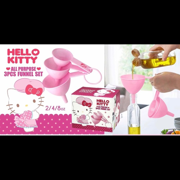 Sanrio Hello Kitty Funnel set of 3 - Picture 1 of 1